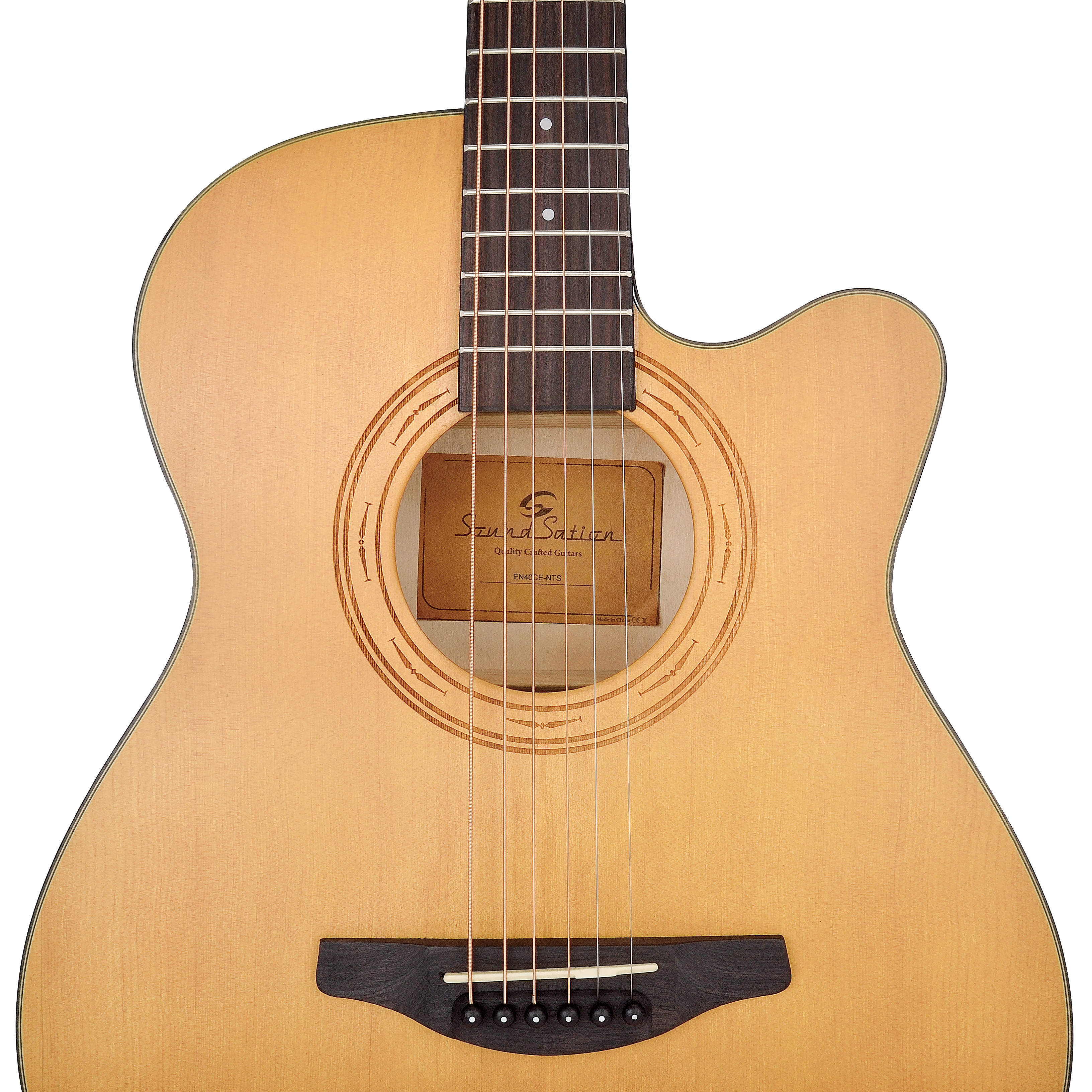 Prodotto: L285L - CHITARRA ACUSTICA MINI JUMBO CUTAWAY CON TOP IN ABETE E  PREAMP - Soundsation (Chitarre - Chitarre Acustiche);